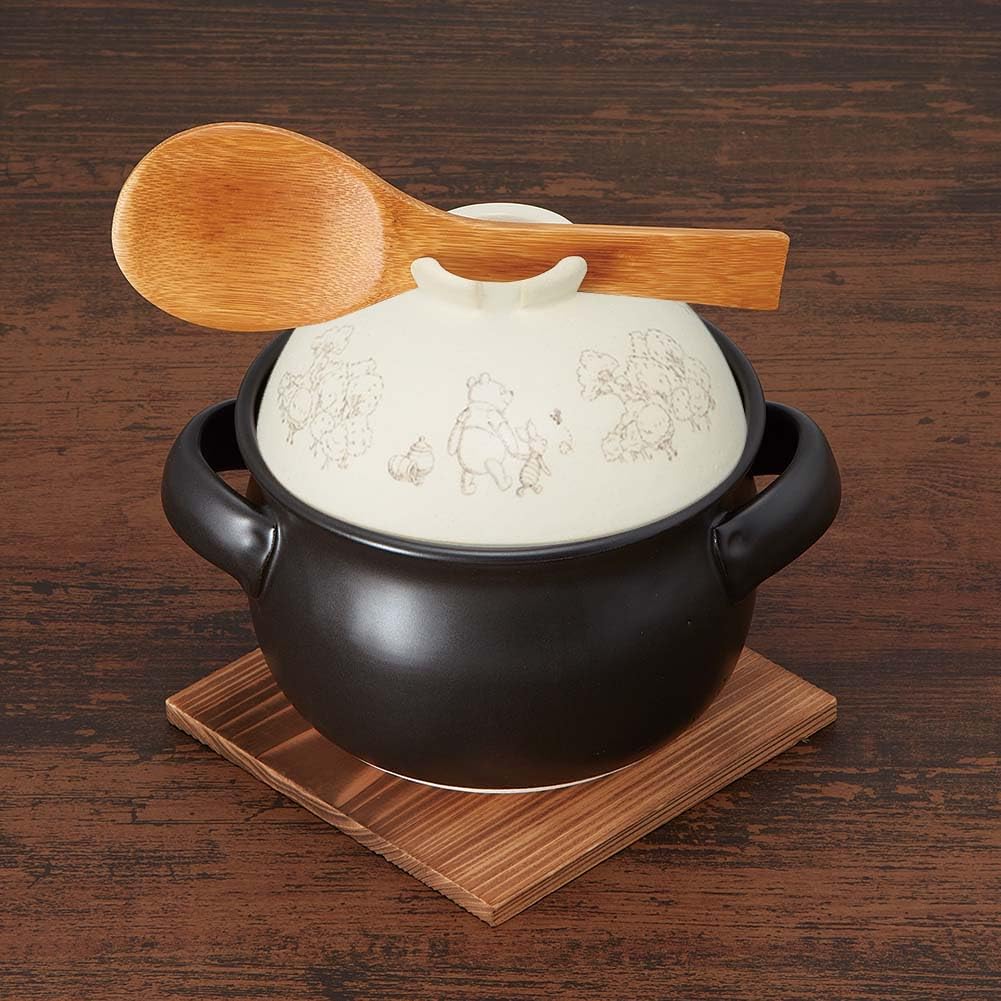 Skater くまのプーさん 萬古焼ごはん鍋 1合炊き 土鍋 調理器具 キッチン Amazon｜スケーター(Skater) 萬古焼 ごはん鍋 1合 炊飯土鍋 炊飯